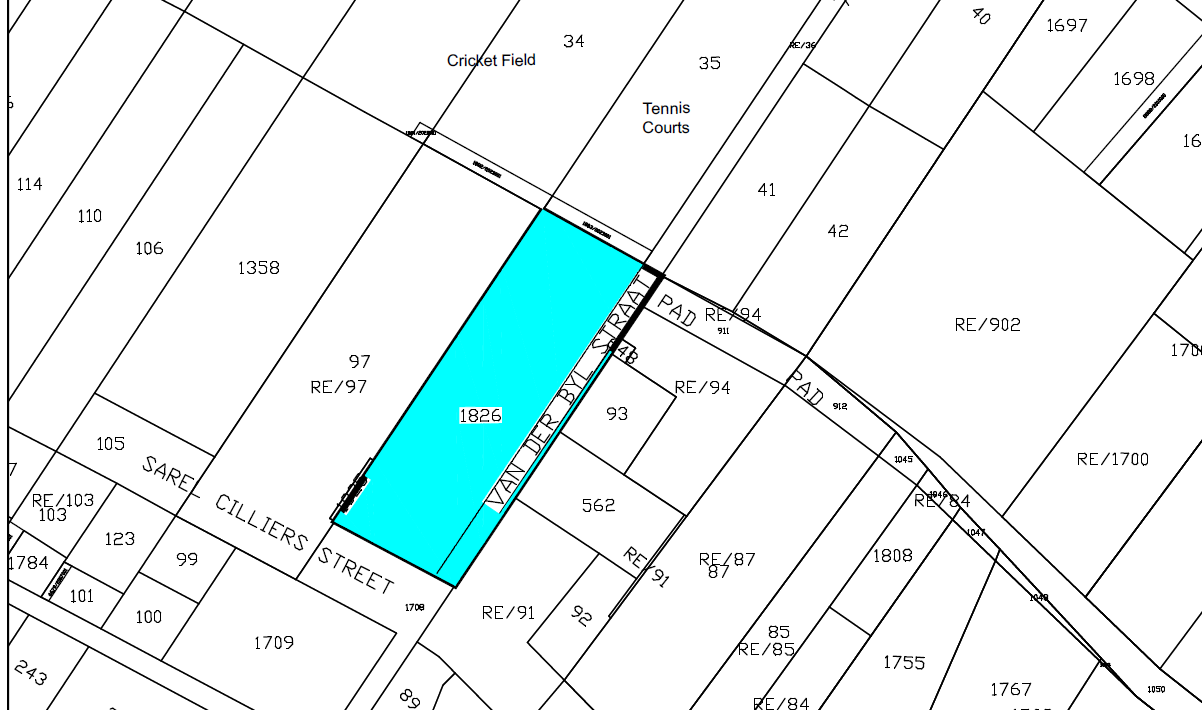 Subdivision of Erf 1826